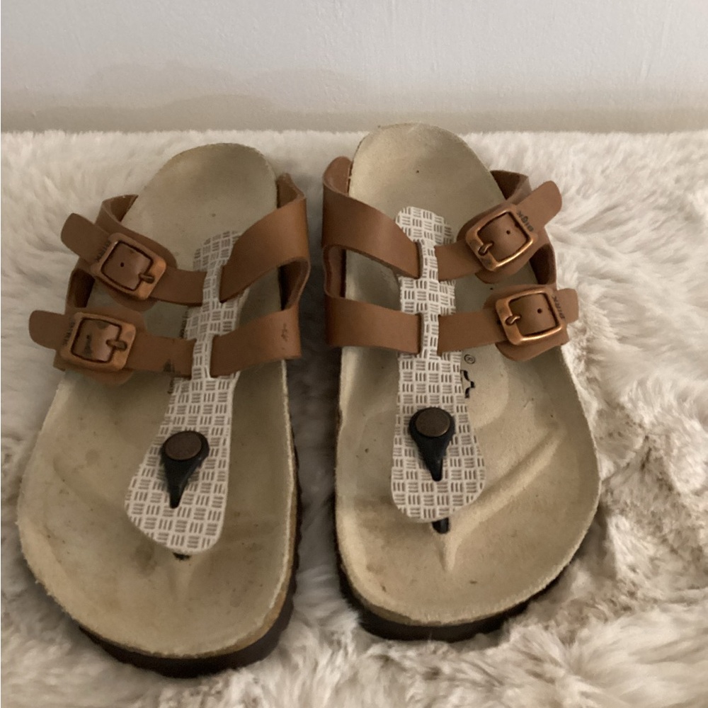 Birkenstock Papillio Size 37 (EU) , US 4 Made In Germany  Brown Leather